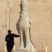 Statue of Horus in Edfu city