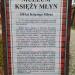 Tablica opisująca Księży Młyn in Łódź city