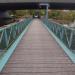 Fußgängerbrücke (de) in Saarbrücken city