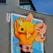 Mural „Twoja bezpieczna przystań” in Łódź city