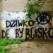 Graffiti in Łódź city