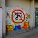 Graffiti in Łódź city