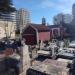 Orthodox cemetery in Budva city