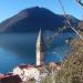 Church tower in Perast city