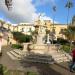 Park with a fountain in Noto city