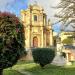 Park with a fountain in Noto city