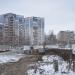 Строящийся многоквартирный дом в городе Барнаул