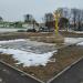 Памятный монумент и поклонный крест на месте старого кладбища в городе Видное