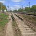 Конец железнодорожного пути в городе Москва