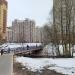 Пешеходный мост в городе Москва