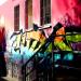 Graffiti in Łódź city