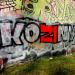 Graffiti in Łódź city
