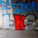 Graffiti in Łódź city