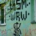 Graffiti in Łódź city