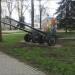 Артиллерийские орудия ЗИС-3 в городе Лепель