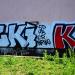 Graffiti in Łódź city