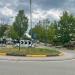 Roundabout in Tirana city