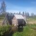 Стилизованная водяная мельница в городе Гатчина