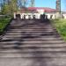 Деревянная лестница в городе Гатчина