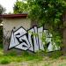 Graffiti in Łódź city