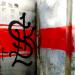 Graffiti in Łódź city