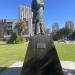 Statue of Benito Juarez in San Diego, California city