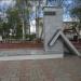Скульптура первой палатки в городе Новополоцк