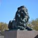 Скульптура льва в городе Могилёв