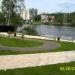 Стартовый участок благоустройства набережной в городе Пушкино