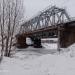 Железнодорожный мост через реку Ягорбу в городе Череповец