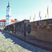 Стела с мемориальными досками и барельефами в городе Могилёв