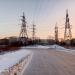 Опора ЛЭП в городе Череповец