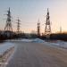 Опора ЛЭП в городе Череповец