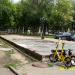 Снесённый торговый ряд в городе Пушкино