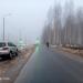 Разделительная полоса в городе Череповец