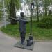 Скульптура «Фонарщик» в городе Орша