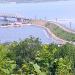 Правобережная дамба в городе Ульяновск
