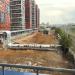 Under-construction turnaround tracks of the Troitskaya metro line in Moscow city