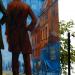 Mural - Ziemia obiecana in Łódź city