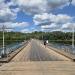 Наплавной мост через реку Клязьму в городе Гороховец