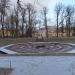 Цветочная клумба в городе Гатчина