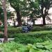 Garden square in Moscow city