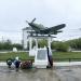 Макет Bell P-39 Airacobra в городе Якутск