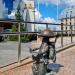 Скульптура «Гриб-путешественник» в городе Рязань
