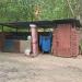 Waste collection point in Moscow city