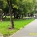 Garden square in Moscow city