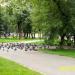 Garden square in Moscow city