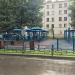 Sports field in Moscow city