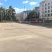 Площадь перед входом в главный корпус МЭИ в городе Москва
