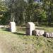Часть каменной ограды с воротами в городе Выборг